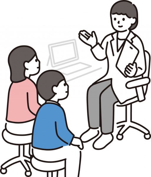 診察のイラスト